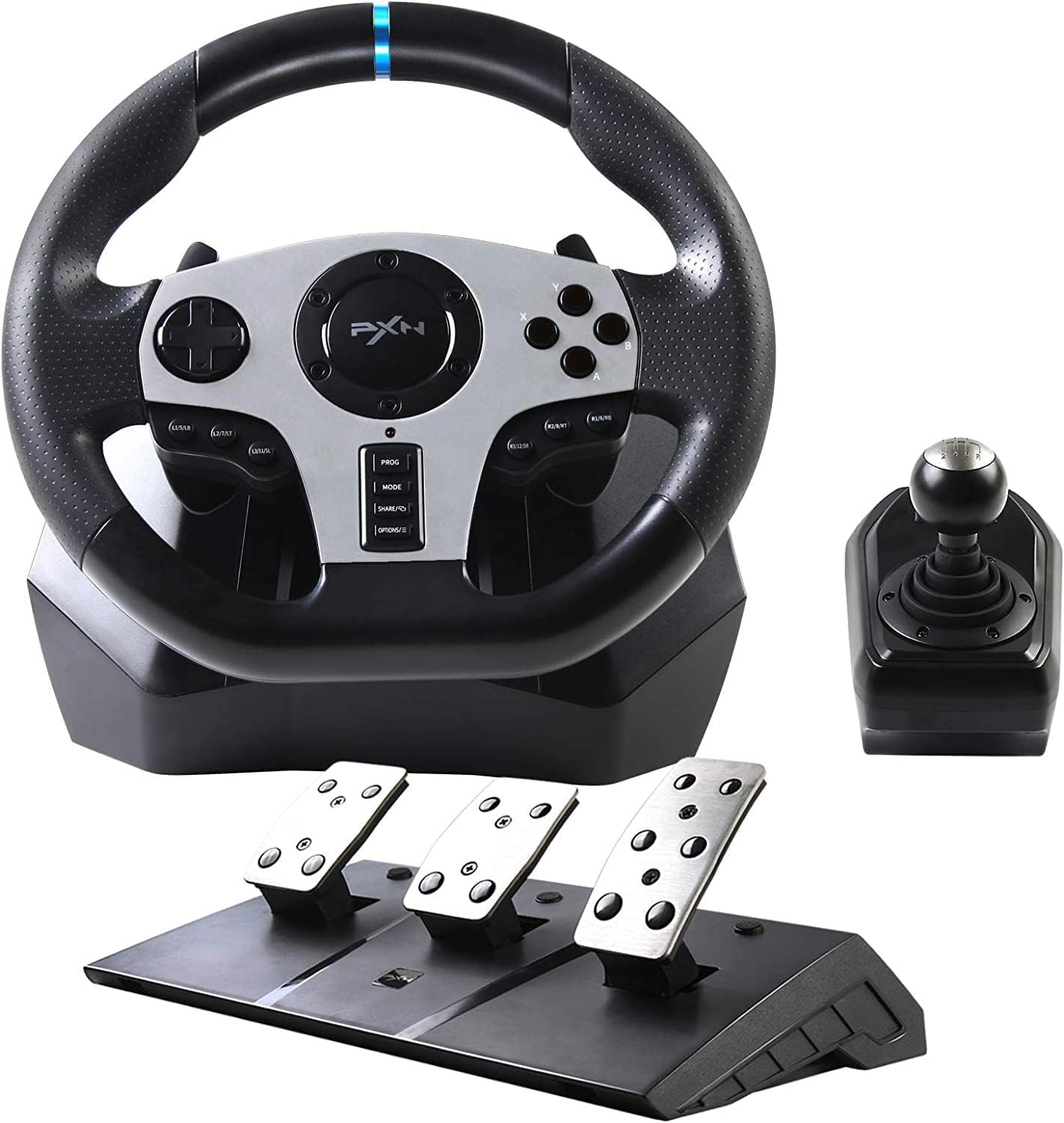 G27　レーシングホイール・ペダルセット付き Yahoo!オークション -「ロジクール g27 レーシングホイール」の