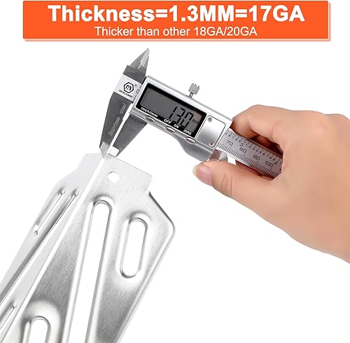 Miniatura 39 de QuliMetal 65505 Deflectores de calor para parrillas Weber Genesis serie 300 (control de montaje frontal), Genesis E/S-310, E/S-330 (2011-2016)