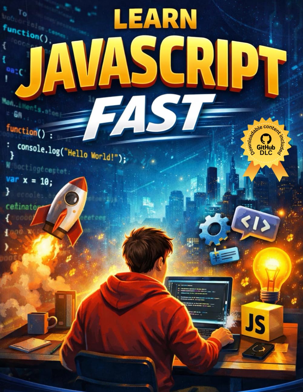 Learn JavaScript Fast: From Zero to Coding Hero with Modern JavaScript, Projects, and Real-World Examples
