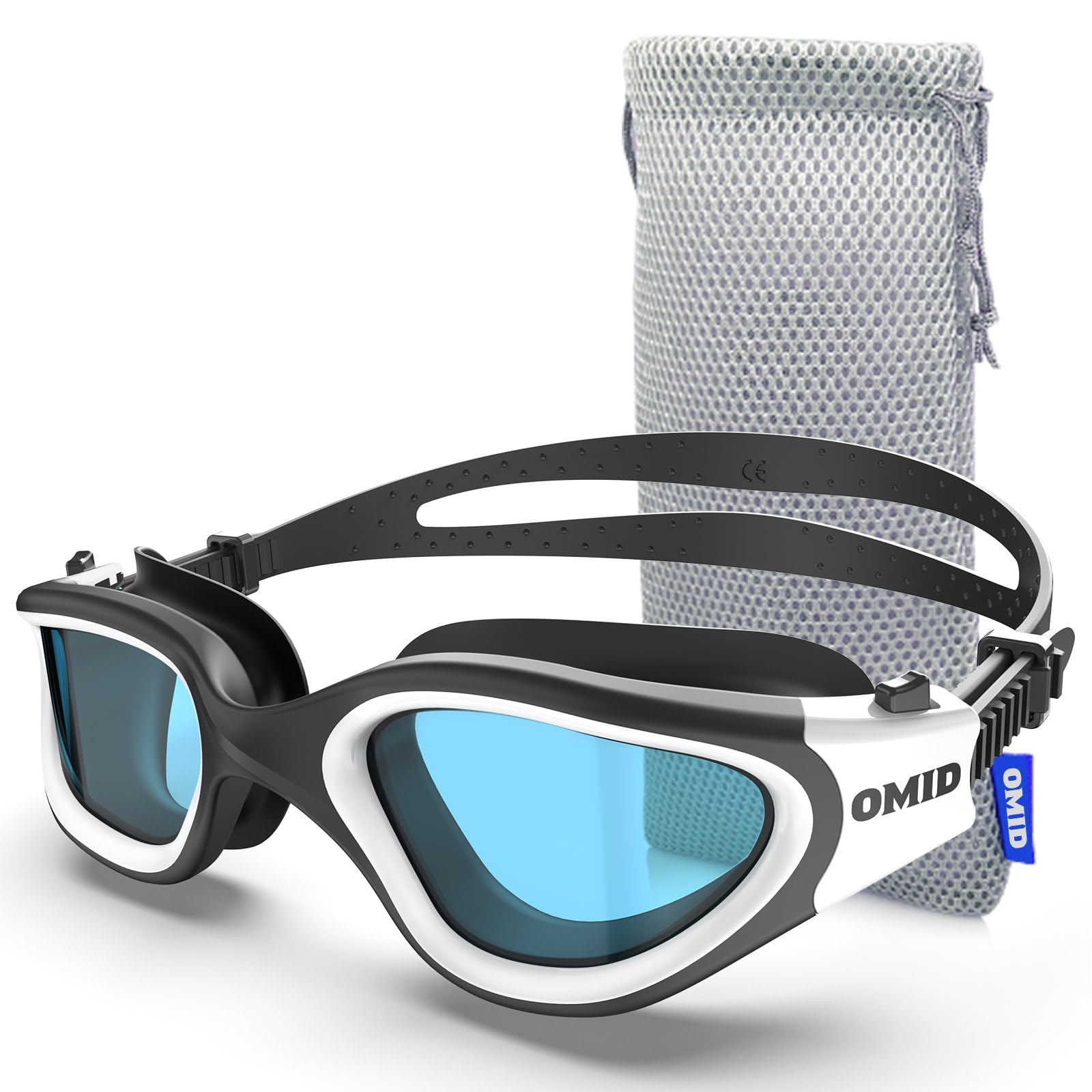 OMID Swim Goggles, P2 Lite Comfortable Anti-Fog Swimming Goggles for Men Women Adults Youth