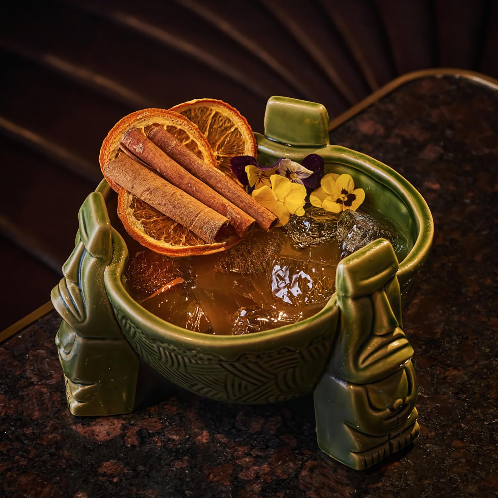 TM4003 Skorpion-Schüssel, Keramik, dekorative Schüssel, Insel-Thema, Rum-Punch-Cocktailglas für Bar, Party, Urlaub, 900 ml