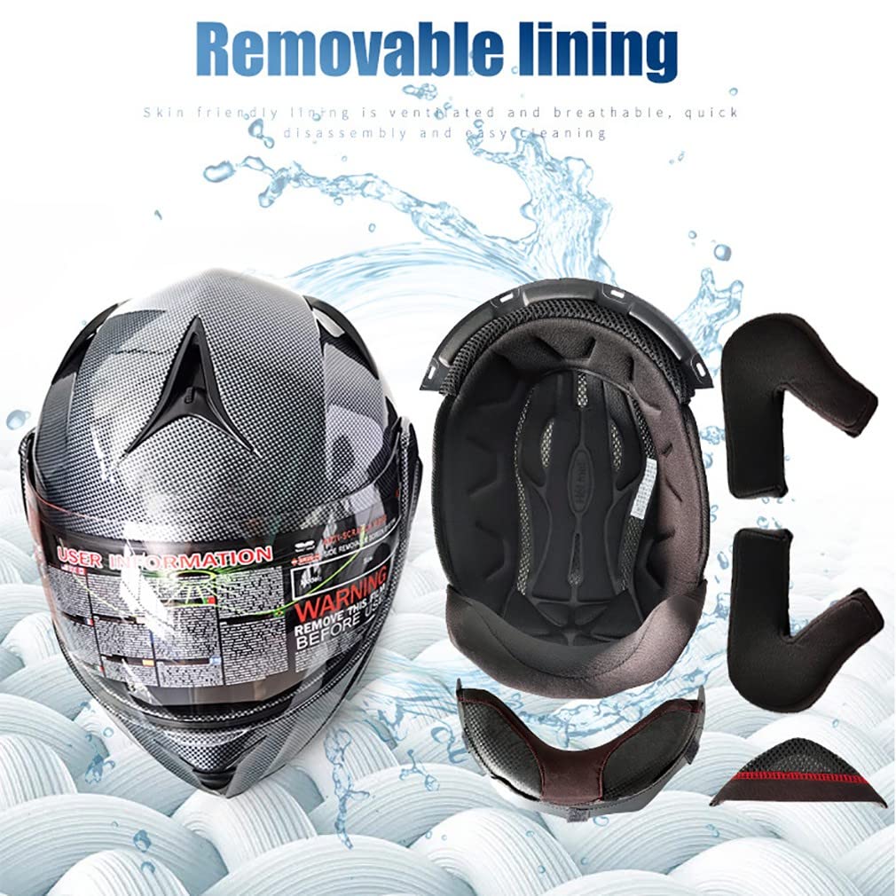 Kask szczękowy Bluetooth, kask integralny z certyfikatem DOT/ECE, kask modułowy z wbudowanym mikrofonem, automatyczna reakcja dla dorosłych, unisex, rozmiar: XS~XL