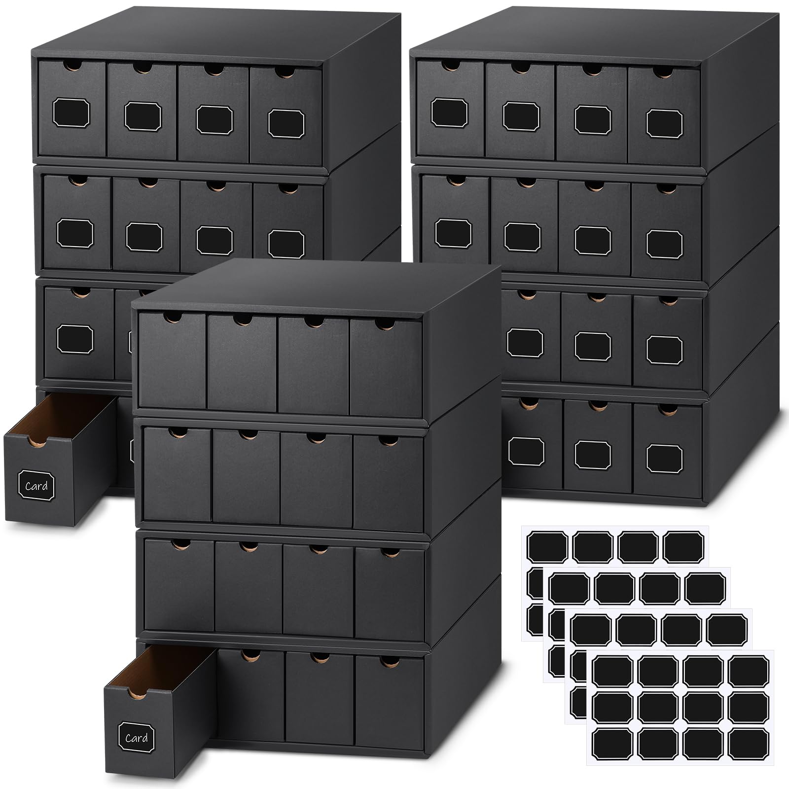Amazon.com: Resurhang 28800+ Large Trading Card Storage Box Card Collection  with Separate Boxes and Label Stickers Soccer Sports Storage Compatible  with Tcg Mtg(48 Drawers) : Toys & Games