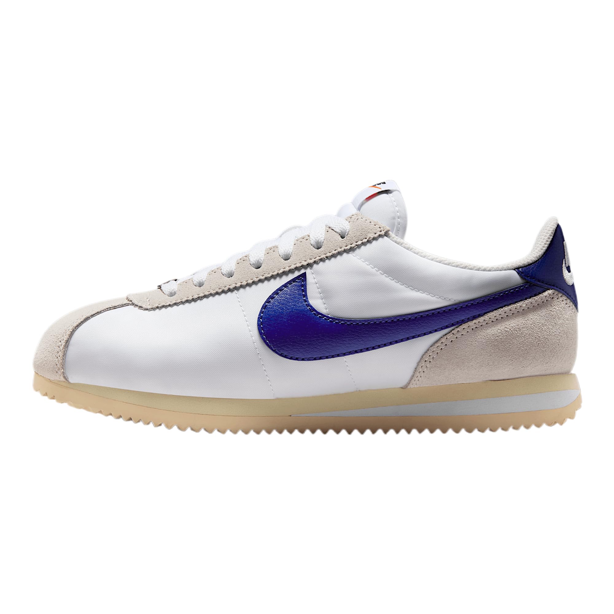 Nike Cortez Textile DZ2795-102 baskets blanches finitions albâtre luxe