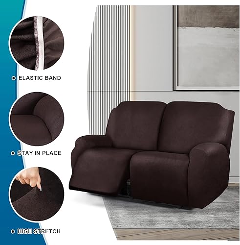 Vista 153 de molasofa Fundas de cuero para sillas reclinables, fundas para sillas reclinables grandes para silla reclinable, 4 piezas, fundas lavables que se
