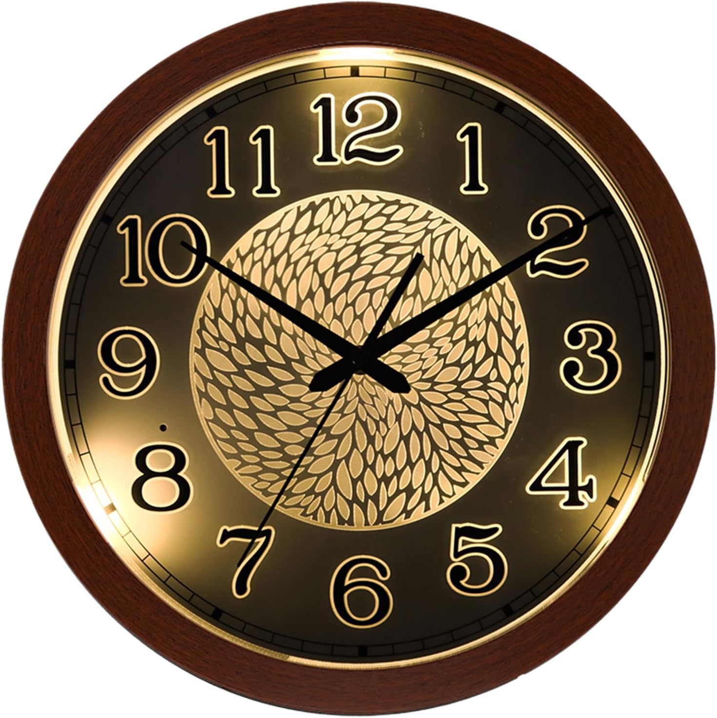 LOMANDA Night Light Wall Clock, 13 Inch Wall Clocks Lighted