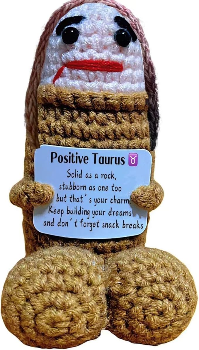 Taurus Gifts Birthday Women Men Teens Astrology Emotional Plush Toy Dolls Halloween,Christmas,Retirement Bosses Day Gifts,Inspirational Cute Gag Stuff(Taurus)