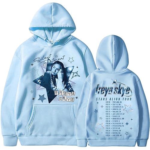 Fre-ya Skye Stars Align Tour Sweatshirt,Oversize Concert Merch Hoodie Merch