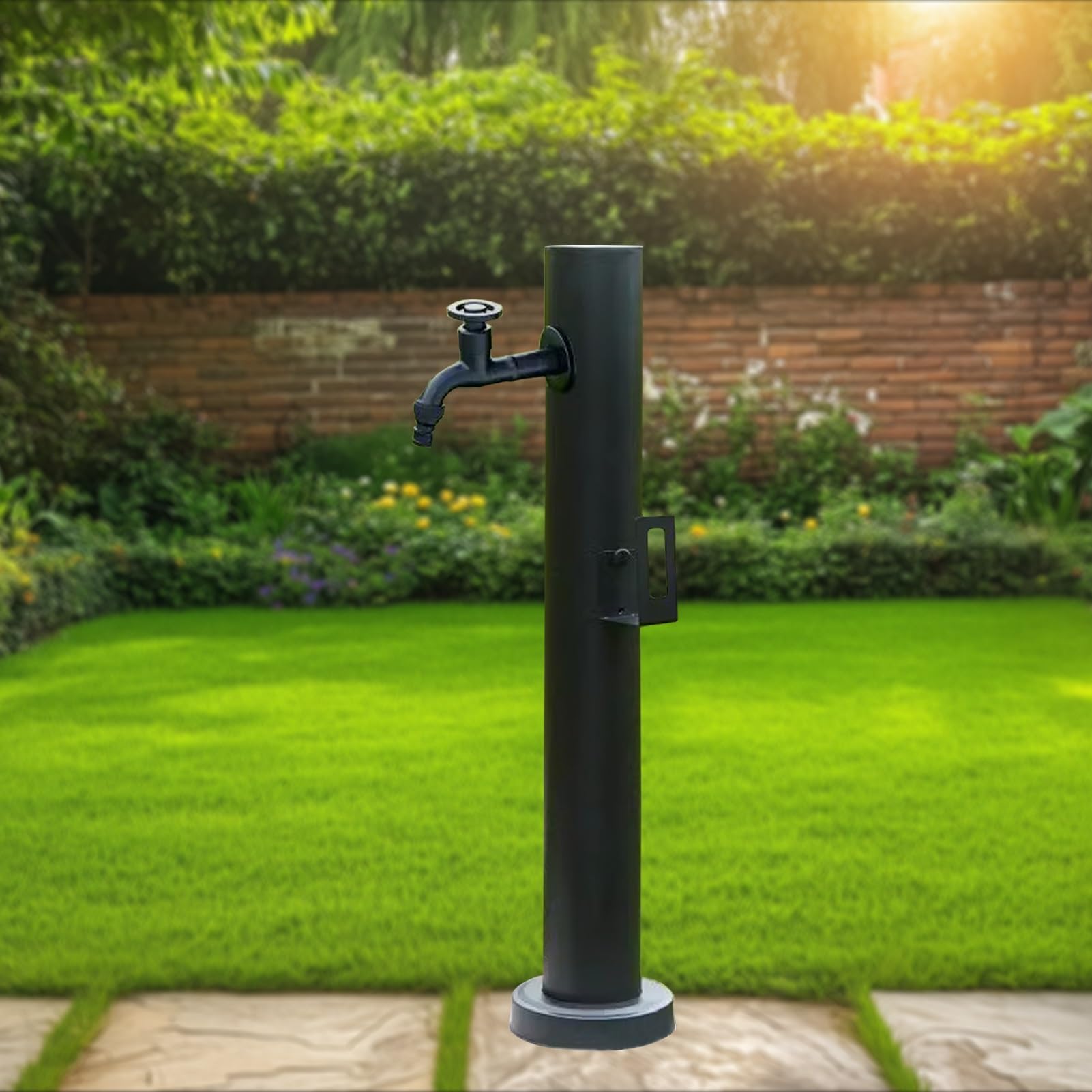 Water Butt tap, 304 Stainless Steel Outdoor Antifreeze Courtyard Faucet(Height: 95cm/37.4in)