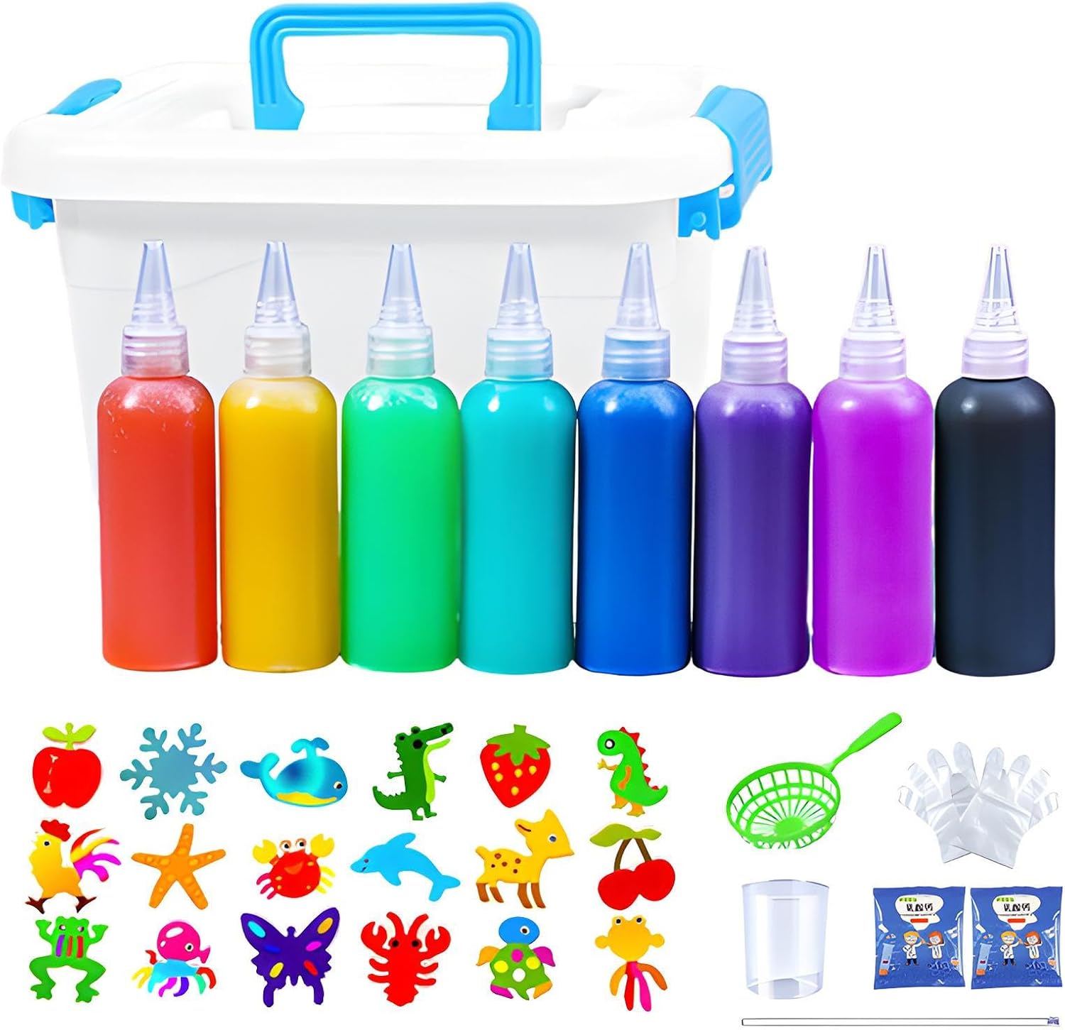 Naysku Magic Water Elf Toy Kit Colorful Handmade Aqua