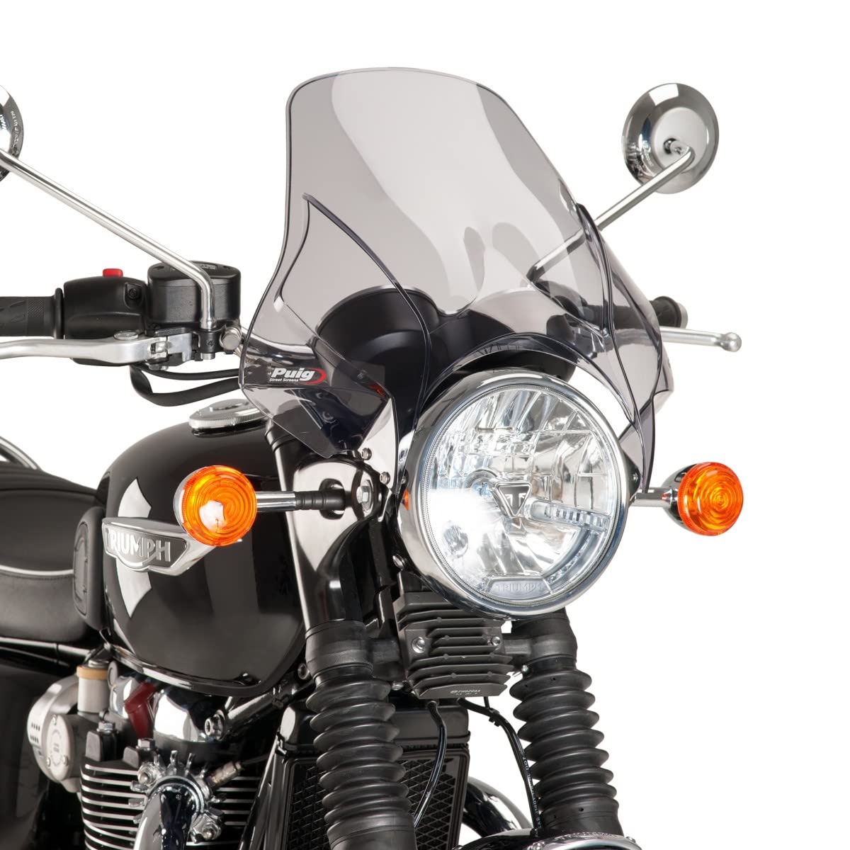 Pare-Brise Compatible avec Triumph Speed/Street Twin Puig Plus fumé Claire