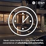 GE CYNC Outdoor Smart Bulb PAR38 Full Color 90W Replacement, Bluetooth/Wi-Fi Enabled, Works with Alexa, Google Assistant Without Hub