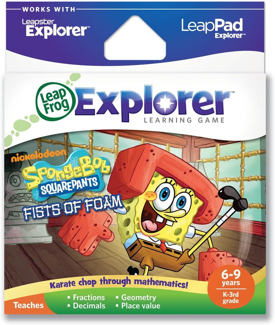 LeapFrog SpongeBob SquarePants Fists of Foam Learning Game (works with LeapPad Tablets & LeapsterGS)