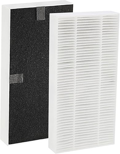 Miniatura 6 de Paquete de 2 filtros de repuesto para purificador de aire Febreze de doble acción HEPA tipo FRF102B, modelos FHT170, FHT180, FHT190 y apto para