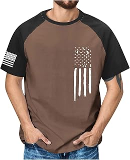 Plus Size V Neck Shirt Office Lady Long Sleeve Black V Neck Brown Stripe Shirt Men Mock Top Men Tunic with Pockets an Tee Funcle Big Tall Mens Tops Cotton Long Tees Men Plus Size