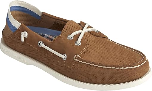 sperry bluefish 2 eye linen oat