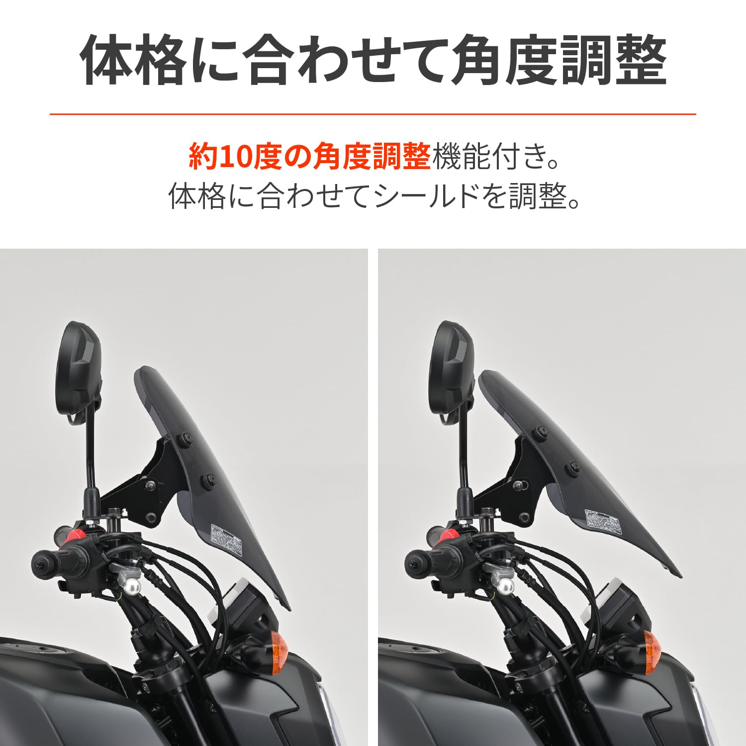 Amazon | デイトナ(Daytona) グロム(21-24)専用 スクリーン クランプ