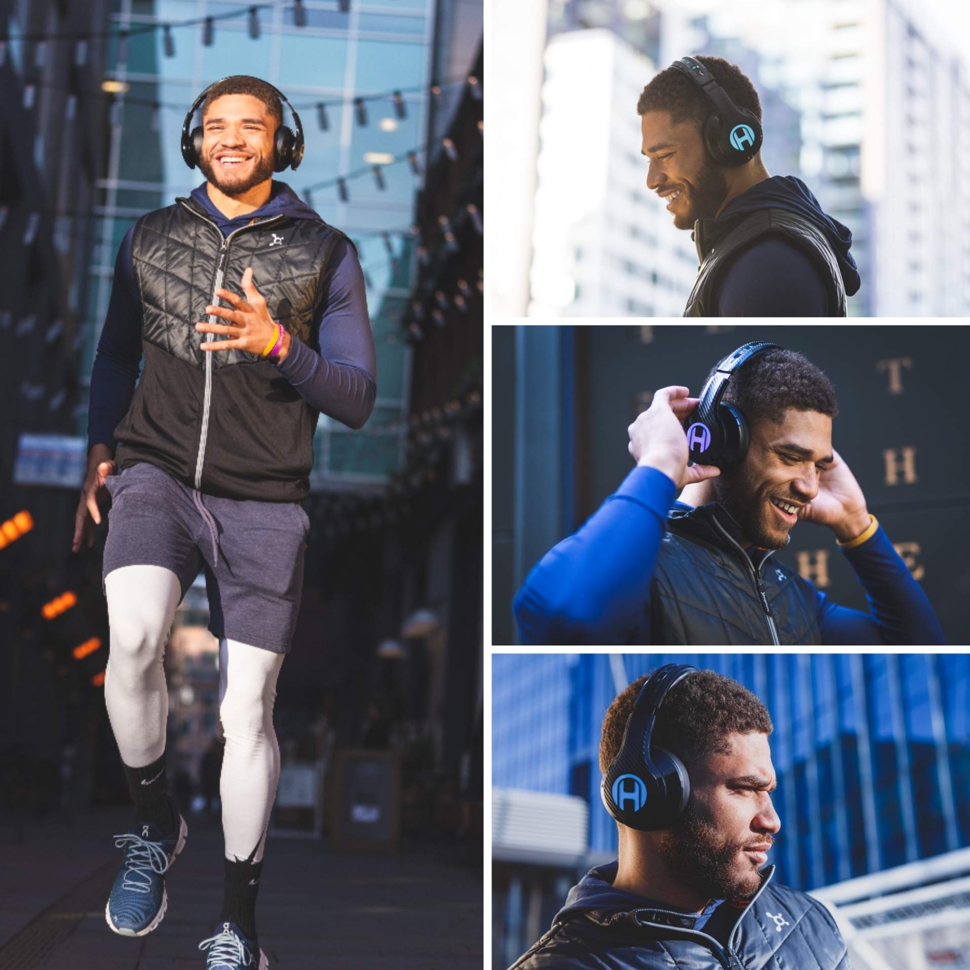The Haymaker, bezprzewodowe słuchawki Bluetooth z redukcją szumów, dźwięk premium HD i długa żywotność baterii, konkurencyjny zestaw słuchawkowy do gier Xbox X/S, Xbox, PS5, PS4, PC, Switch, mobilne, czarne