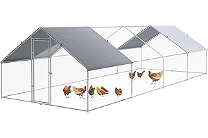 Paw Hut Chicken Coop with Waterproof Anit-UV Cover