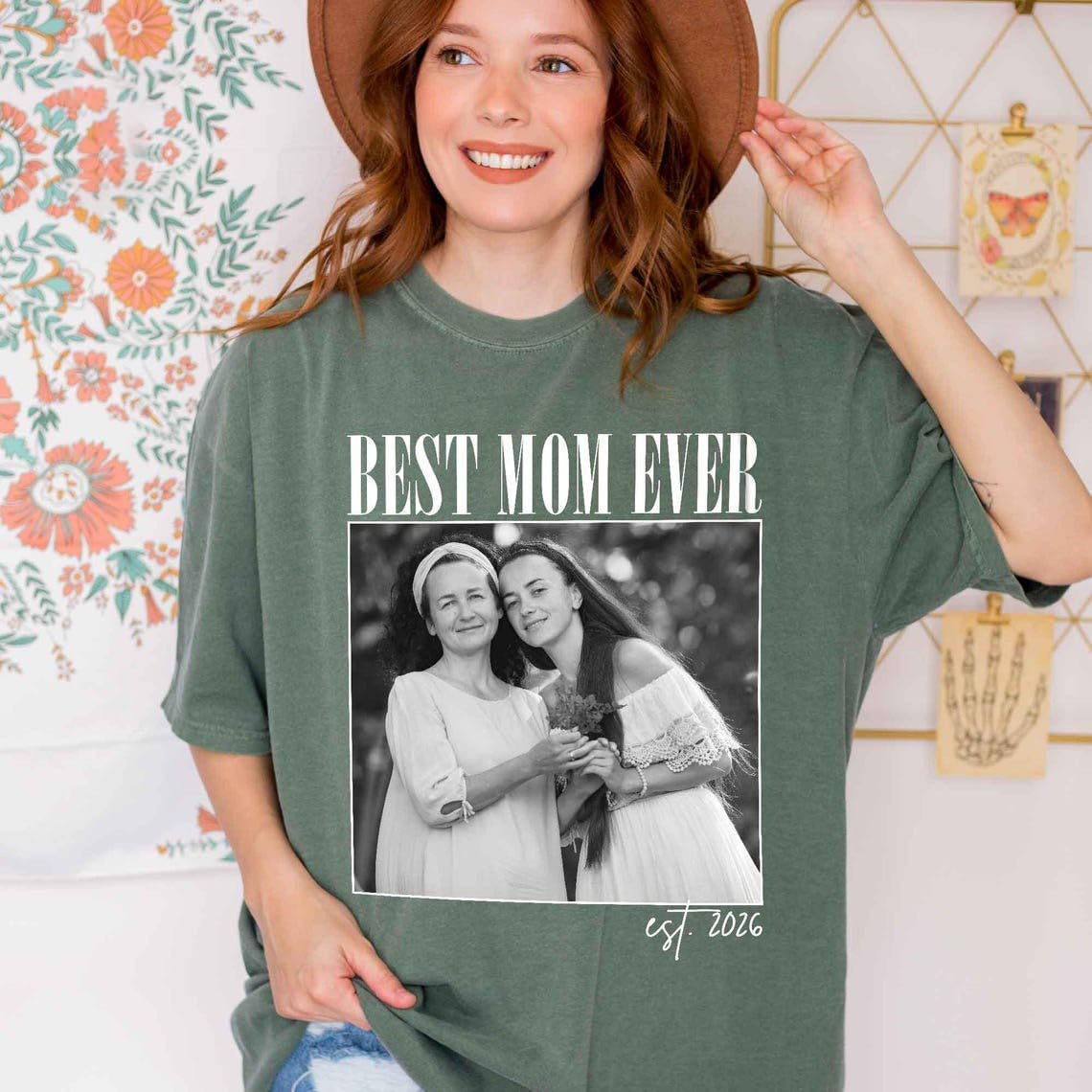 Personalized Mama Photo Shirt, Tshirt with Picture Customized, Mom Sweatshirt, Gifts for Mom, Mother, Grandma - Image 4