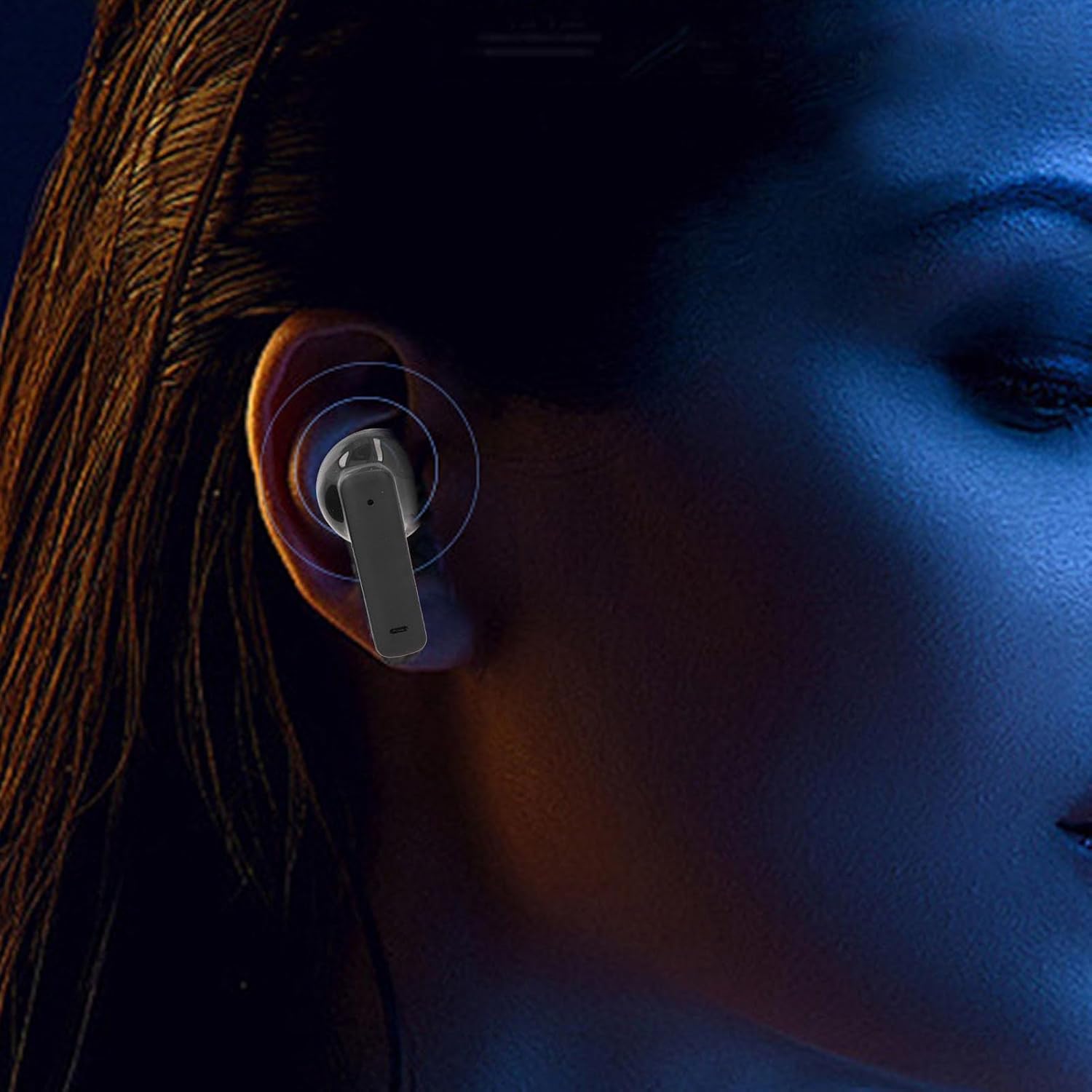 Language Translator Earbuds, V5.3 Translator Device with APP for 74 Languages & 70 Accents Online, Stereo Noise Reduction Cordless Translation Earphones for iOS & Android (Black)