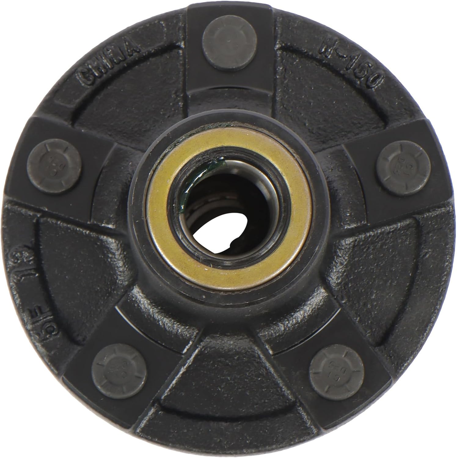 GXYWADY Pre-Assembled 5 on 4.5 Inch Trailer Hub Replacement for 2000 lbs 1-1/16 Inch Spindle with Trailer Bearing Kit (5 Pieces/Set)