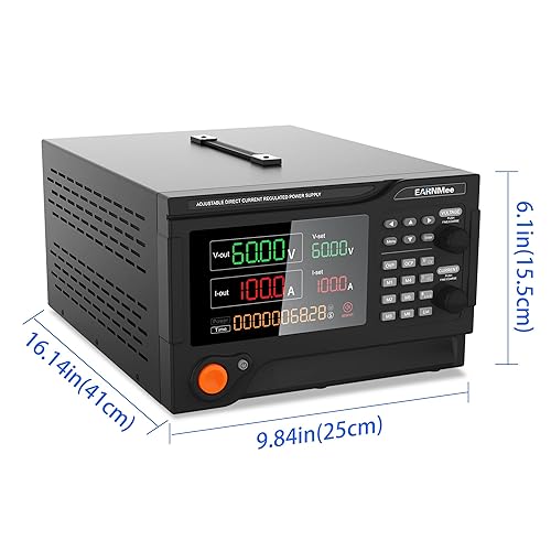 Miniatura 13 de Fuente de alimentación CC 30V 150A, 4500W de alta potencia, programable variable ajustable, conmutación regulada, fuente de alimentación de banco