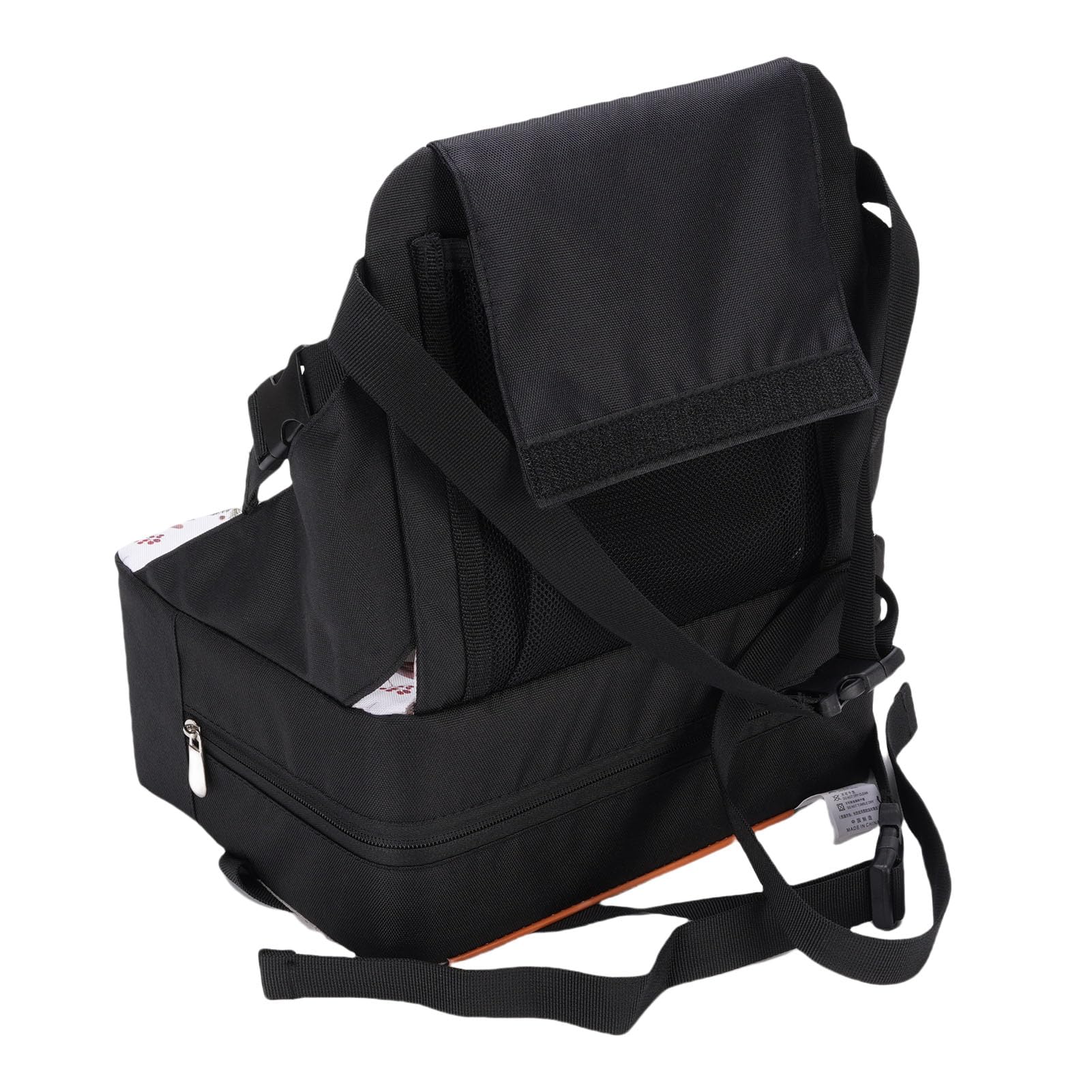 3 Sedia Che Aumenta il Cuscino, Booster per Bambini Pieghevole Portatile con Schienale, Fissaggio Stabile e Design Non Slip per Tavolo da Pranzo, Prova D'acqua e Facile da Pulire