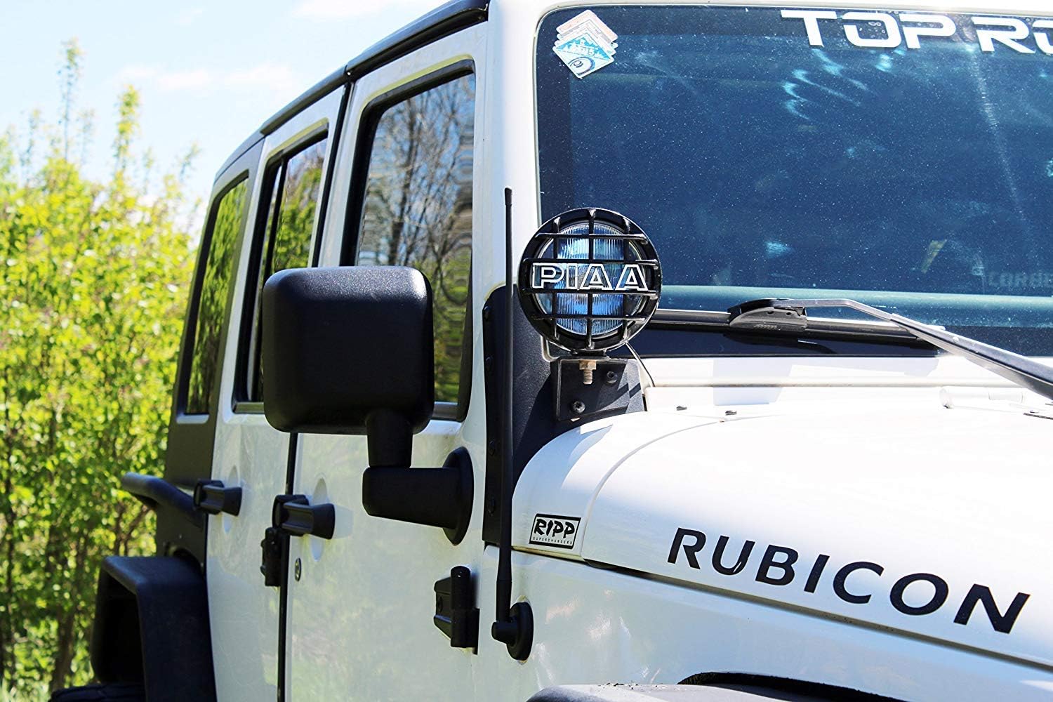 AntennaMastsRus - 17" All-Terrain Flexible Rubber AM/FM Antenna fits Freightliner Cascadia/Columbia/Coronado/M2 (All Years) Semi Truck - Spring Steel Internal CORE