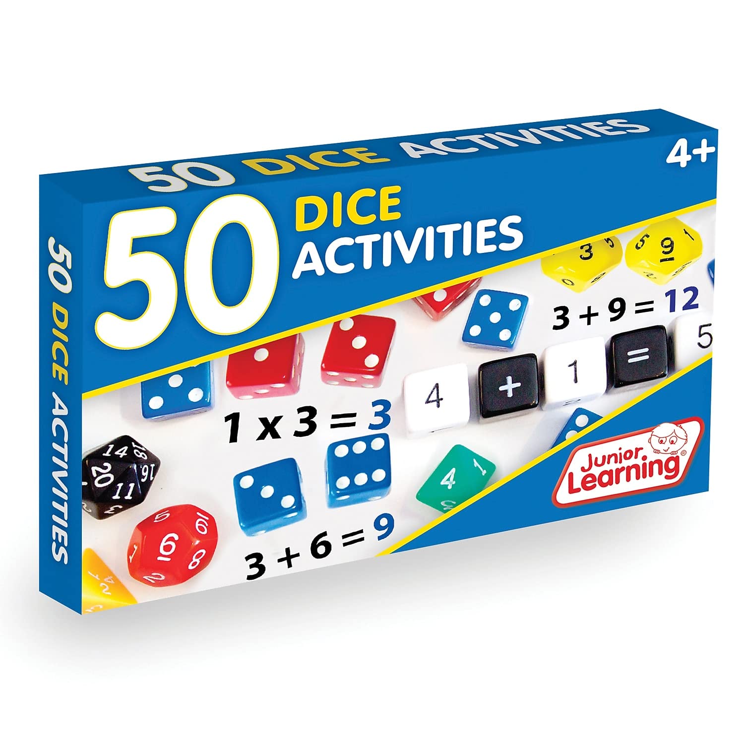 Junior Learning 50 Dice Activities Educational Action Games