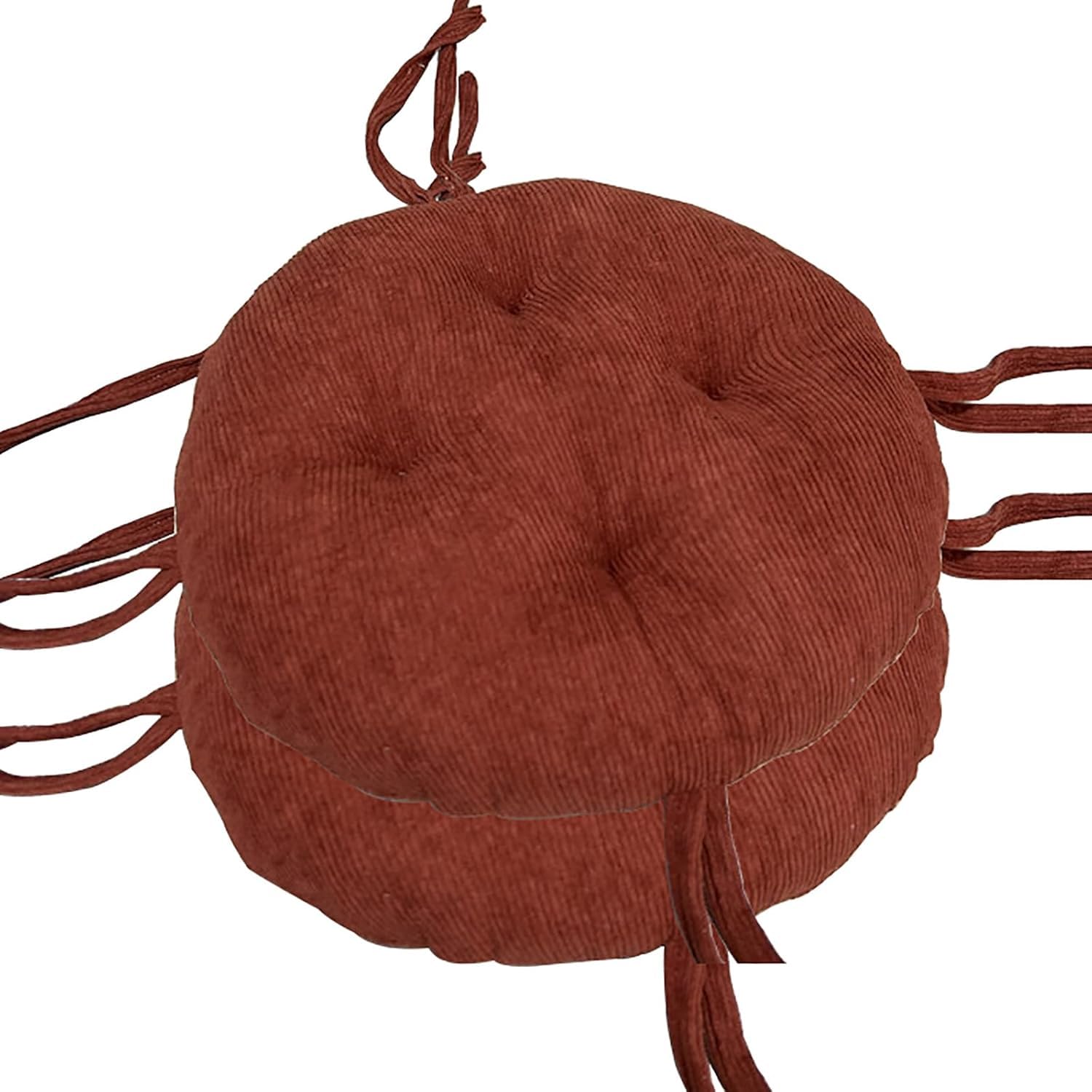 Coussin de chaise de bar rond 35 cm avec attache galette de chaise haute extérieure