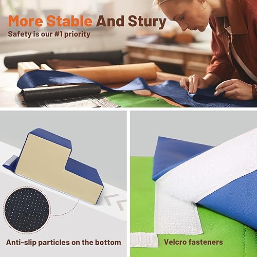 Miniatura 4 de TODIBY Juguetes de escalada de cuero sintético suave de 6 piezas, bloques de escalada de espuma para bebés, estructuras de escalada de gimnasio para