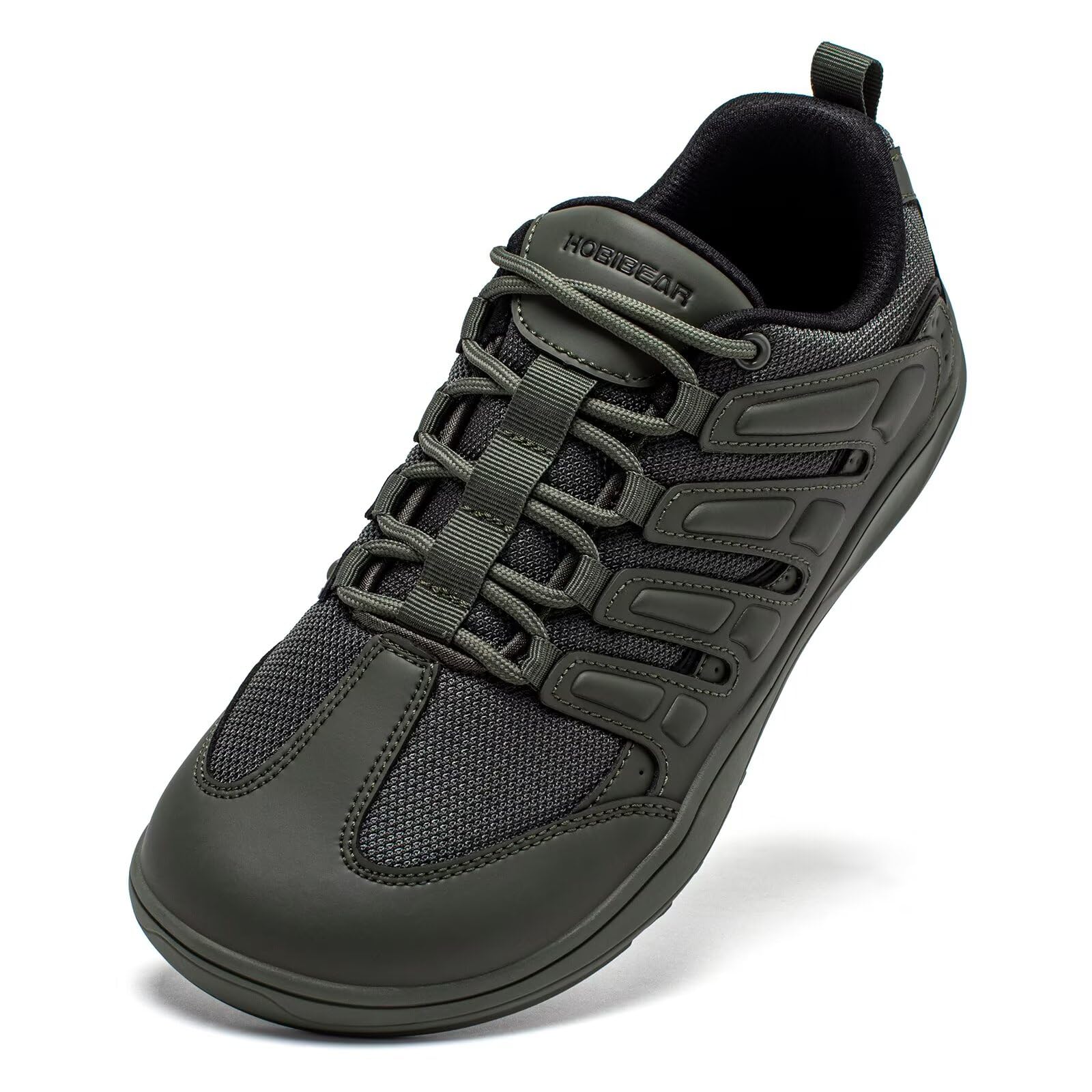 HOBIBEAR Unisex Breite Barfuss Schuhe Damen Herren Minimalistische Barfußschuhe Outdoor Trail Running Schuhe Leicht und Bequem