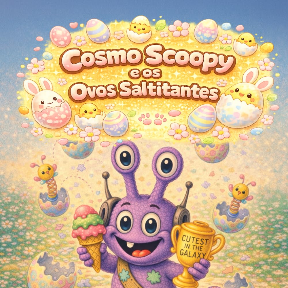 Cosmo Scoopy e os Ovos Saltitantes: Uma aventura de Páscoa divertida e cheia de surpresas para pequenos exploradores (cosmo-scoopy (edição em português))
