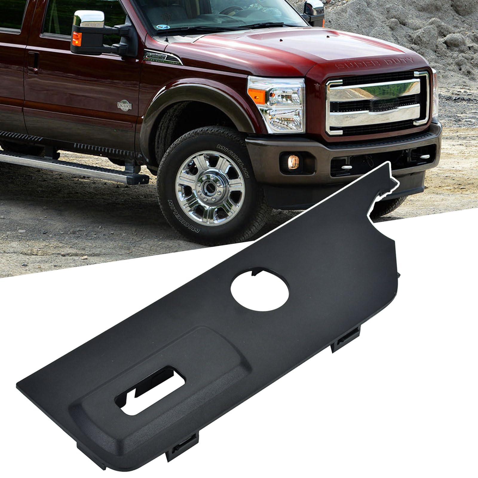 Dngbymx Seat Switch Housing Panel Driver Side Compatible with Ford F250 F350 F450 F550 Super Duty 2008-2010 Seat Shield Cover Switch Housing # 8C3Z14A706AA