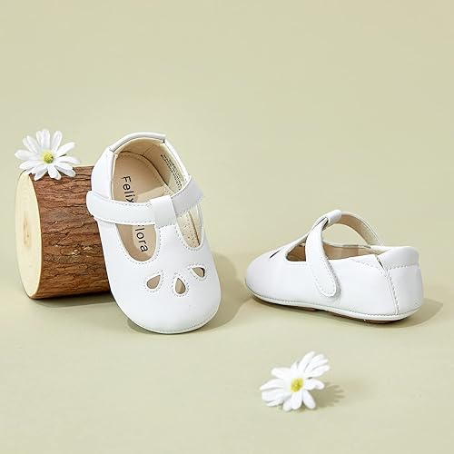 Miniatura 3 de Felix & Flora Zapatos de bebé de suela suave - Zapatos de bebé para caminar, mocasines, suela de goma, zapatos de cuna