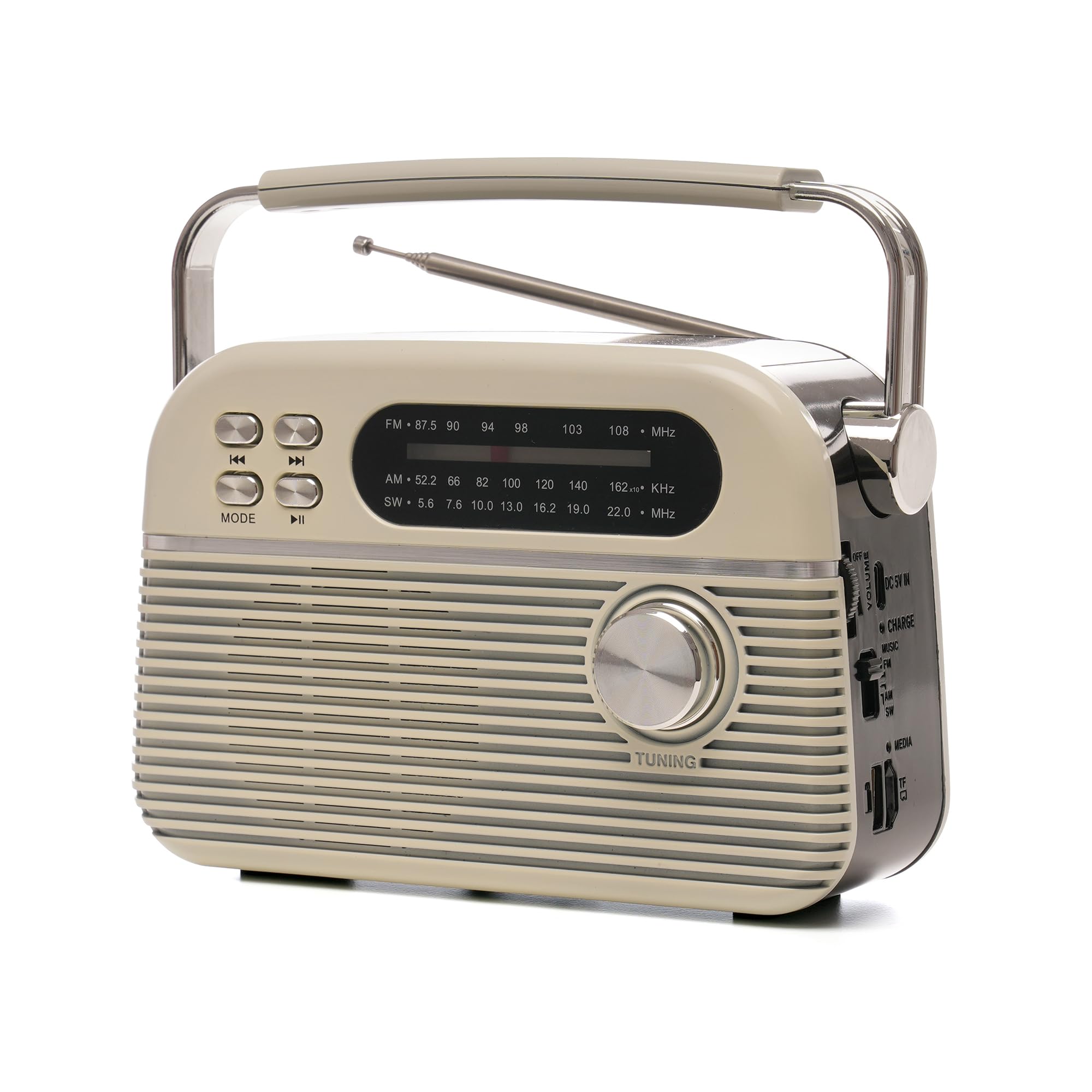 Lloytron Radio With Bluetooth N6405cr Cream