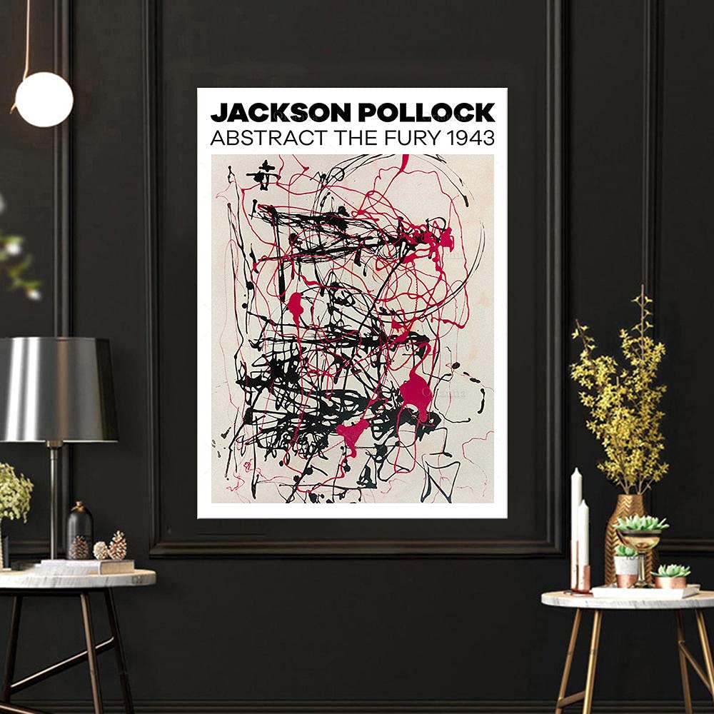 Amazon｜Jackson Pollockジャクソンポロック絵画インテリア