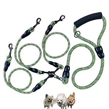 Amazon | 【WonderPawz】 多頭飼いリード 絡まり防止