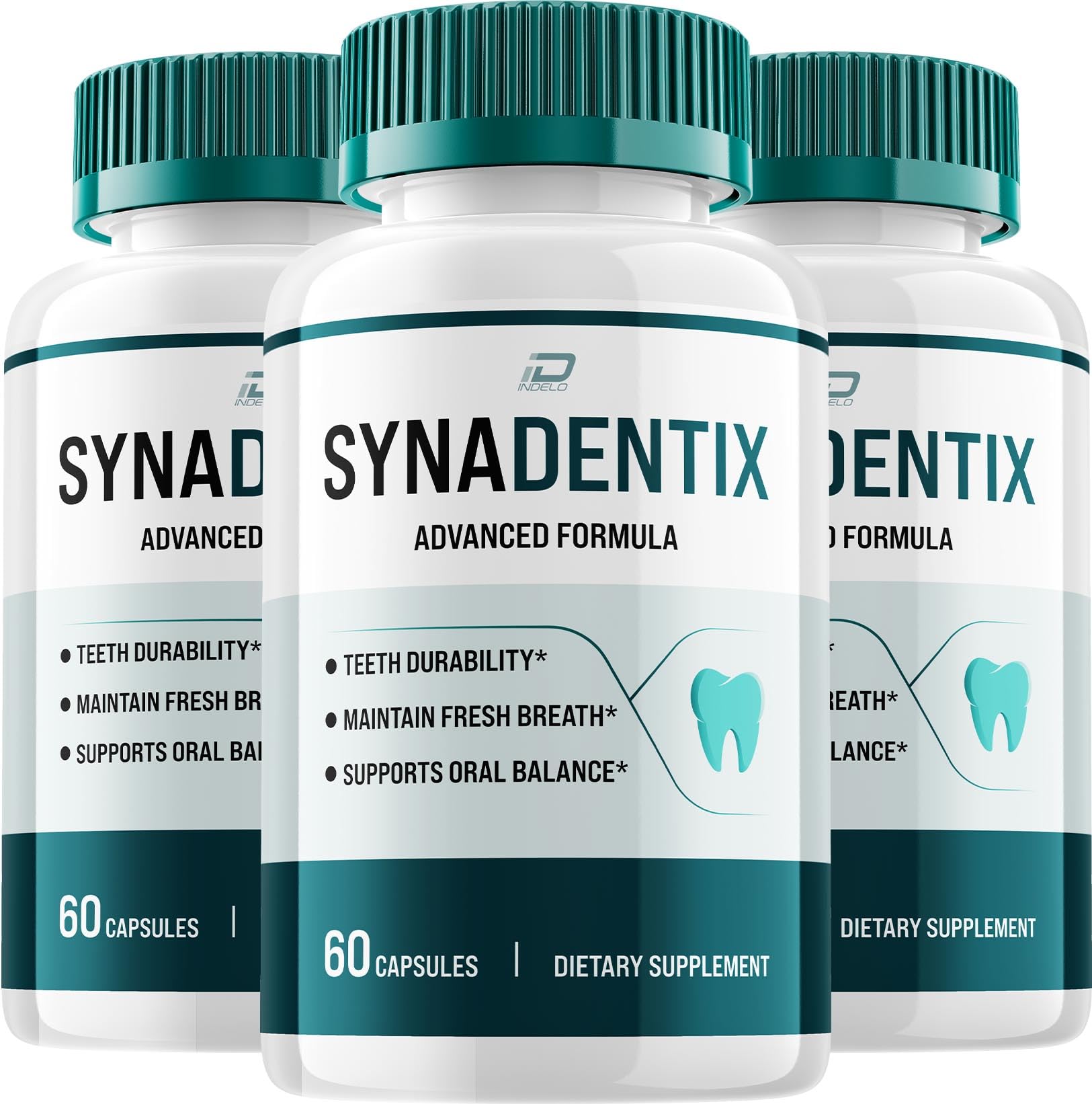 Synadentix Dental Support Capsules Syna Dentix Supplement with Oral Formula Dental Health Reviews 3 Pack - 180 Capsules