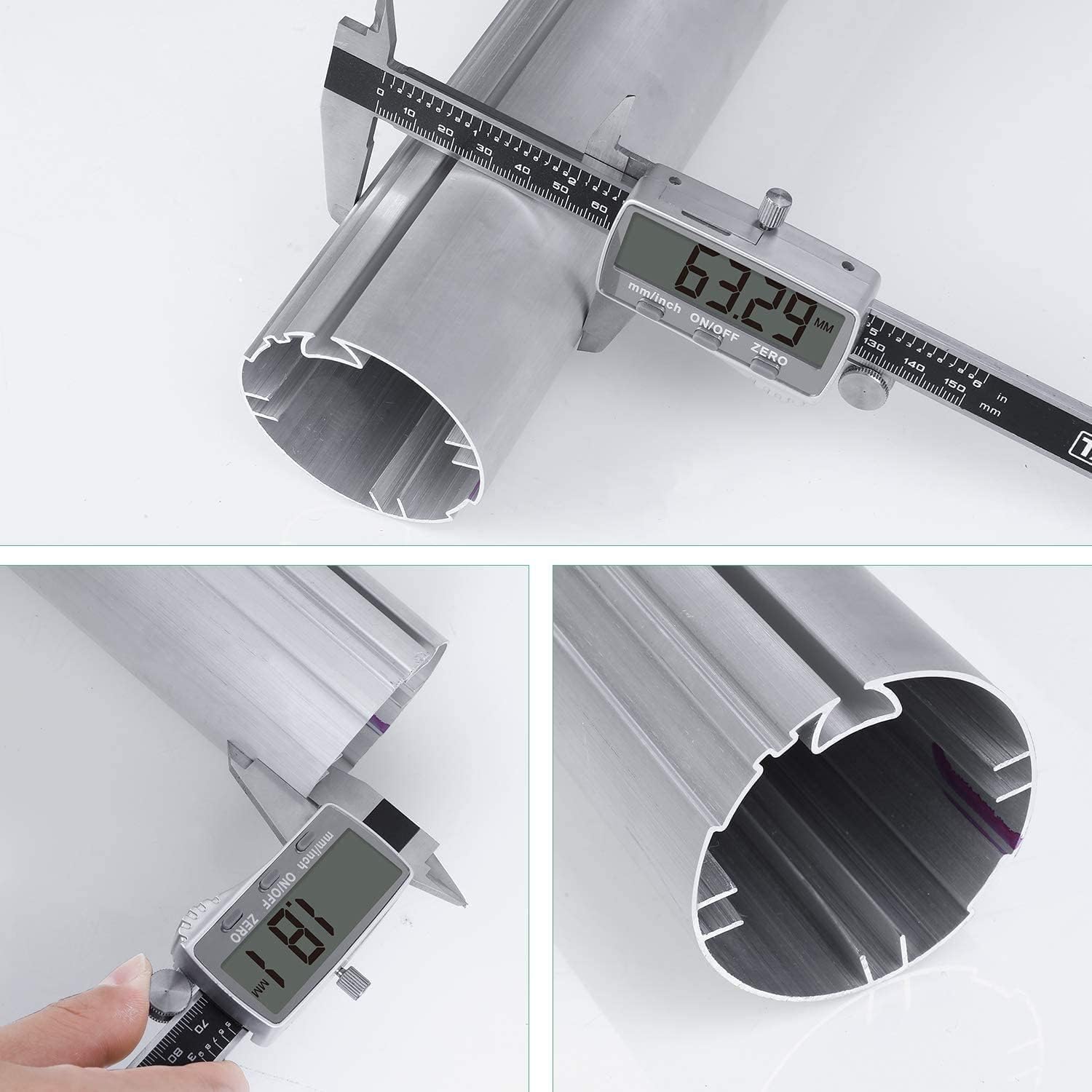 Tenda da sole snodata manuale, 250 x 200 cm, regolabile, resistente ai raggi UV, antipioggia, per terrazze esterne, balconi, antracite
