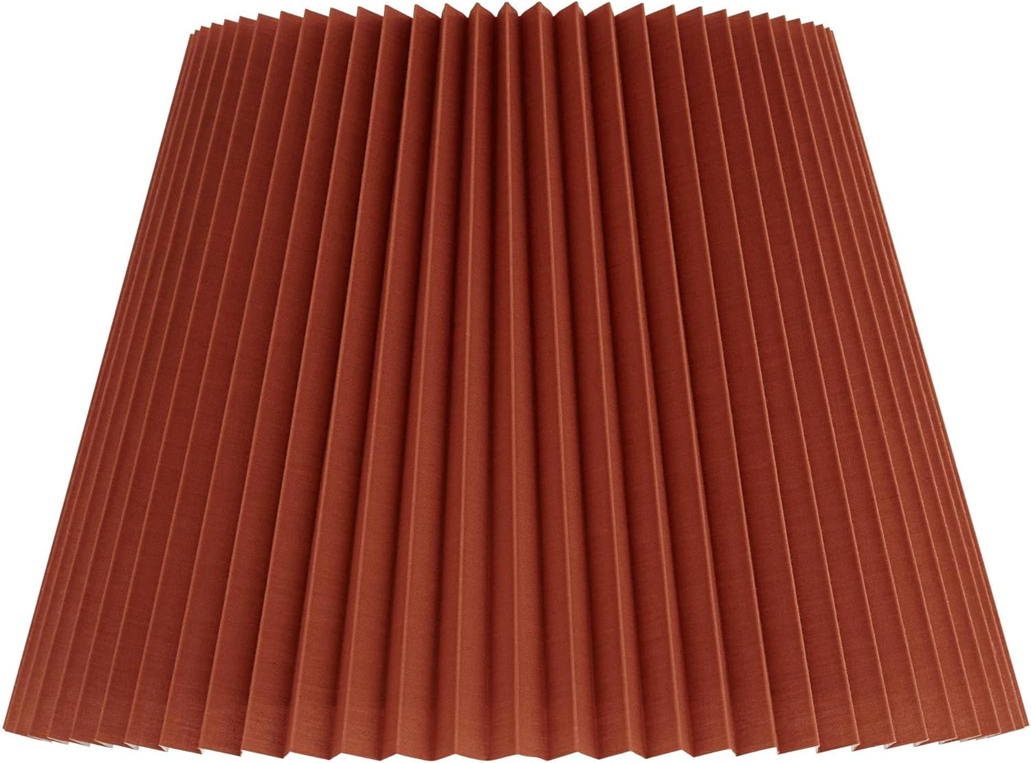 Ivory Linen Knife Pleat Large Lamp Shade 9" Top x 14.5" Bottom x 10" High (Spider) Replacement with Harp and Finial - Springcrest