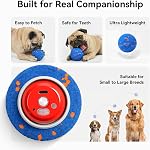Cheerble Jouets de chien interactifs intelligents, boule bâclée AIR Neo, Jeu de chiots battements de coeur, Déplacement automatique, Buncing & Roulement, 3 Modes, matériel E-TPU, IPX7 Waterproof, Pet Anxiety Relief, pour les petits à grands chiens