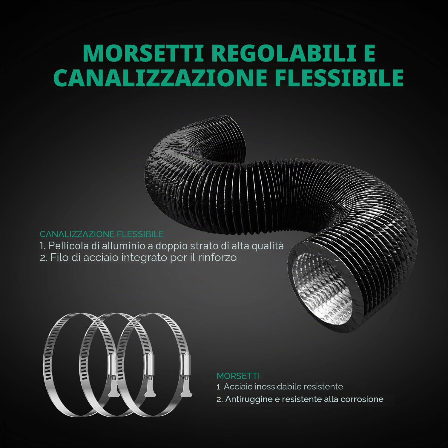 MARS Hydro Kit Filtrazione Aria Intelligente 10cm, Ventilatore Inline con Controllore Temp/Umid iControl, Controllo Remoto App, Filtro Carbonio, Sistema Ventilazione Tenda Coltivazione Idroponica