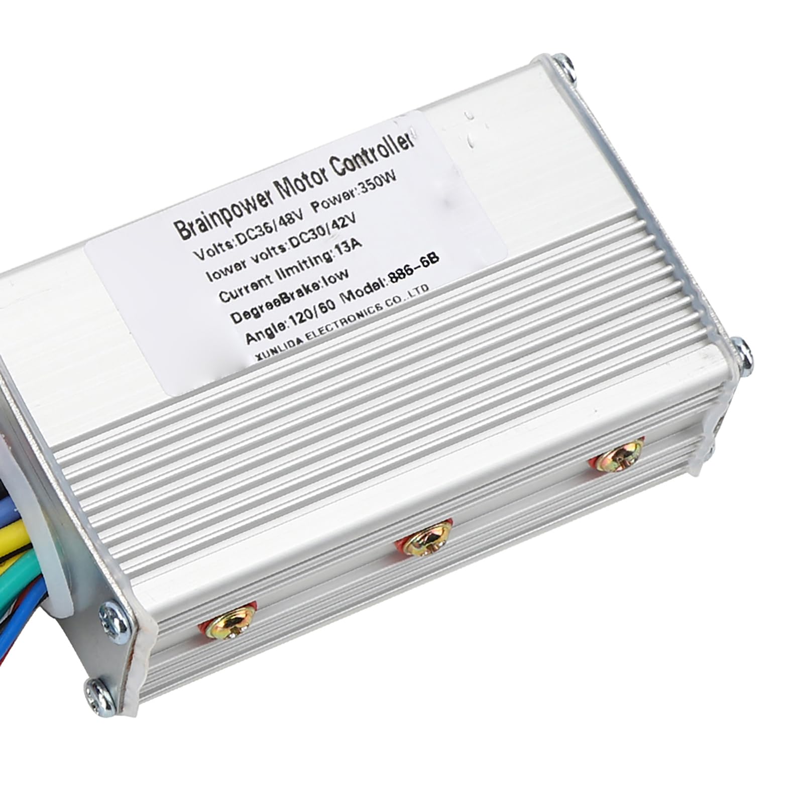 Controlador de Motor sin escobillas para Scooter Bicicleta eléctrica 36V-48V 250W/350W Controlador de Motor de CC para Bicicleta eléctrica con Pantalla LCD, Reconocimiento automático de voltaj