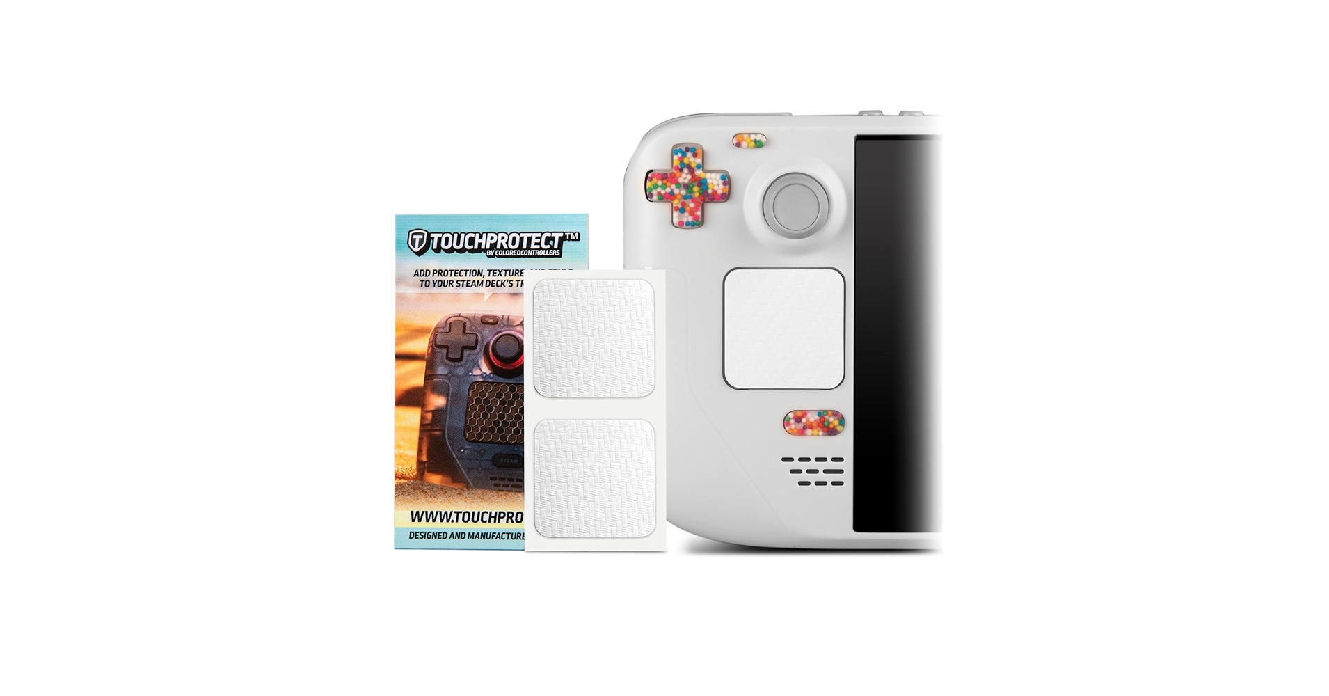 【限定色】Steamdeck 1TB OLED WHITE 保護フィルム 限定色】Steamdeck 1TB OLED WHITE 保護フィルム 限定色