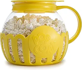 Pipoqueira para micro-ondas Ecolution Micro-Pop, 2,8 L, vidro/plástico, amarelo