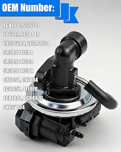 Vista 16 de Válvulas de recirculación de gases de escape EGR para F-ord 1997-2009 E150 E250 E350, para 2000-2005 F-ord Excursion, para 1997-2003 F-ord F150