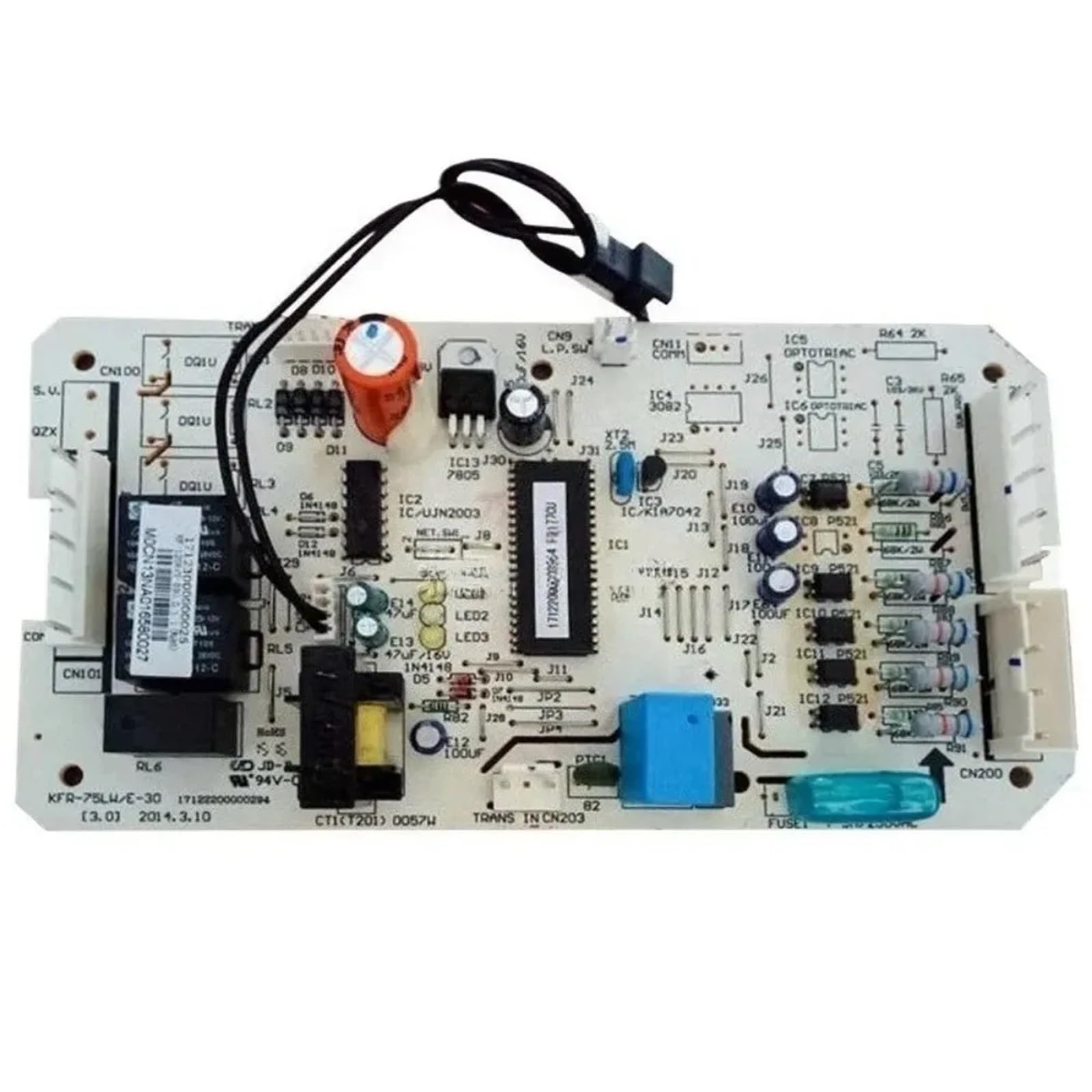 BONZMXDKHQ 1pcs KFR-75LW/E-30 Circuit PCB KFR-120W/S-590 Outdoor Unit Control Board Air Conditioner Conditioning Spare Parts(Cool)