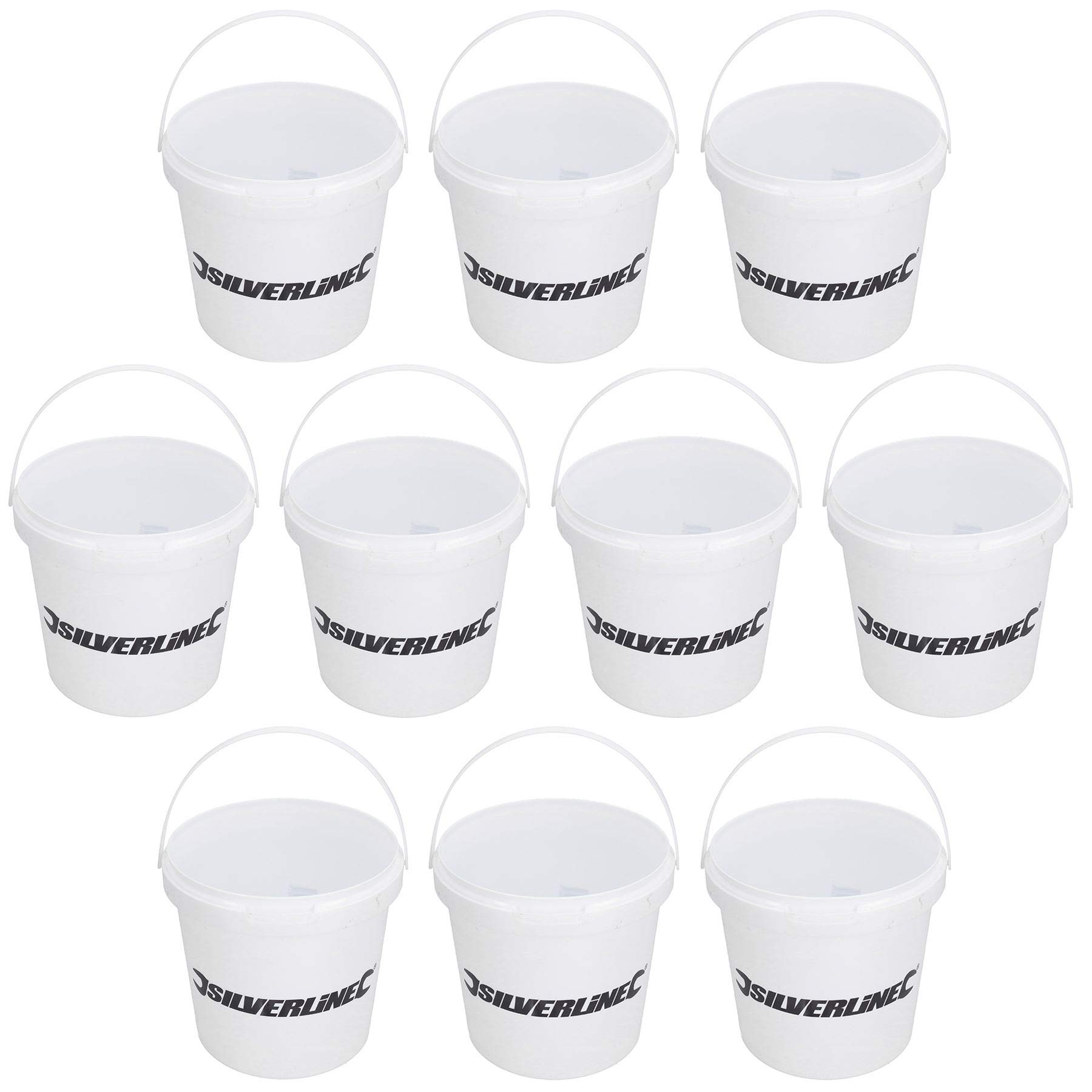 1.5 Litre Plastic Paint Kettle Pot Painting Mixing Pots without Lids Decorating 10pk